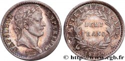 Demi-franc Napoléon Ier tête laurée, Empire français 1813 Paris F.178/49 SUP 