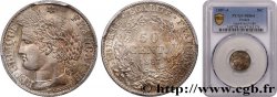 50 centimes Cérès, Troisième République 1887 Paris F.189/12