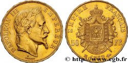 50 francs or Napoléon III, tête laurée 1862 Strasbourg F.548/2 TTB+ 