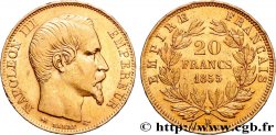 20 francs or Napoléon III, tête nue 1855 Lyon F.531/7