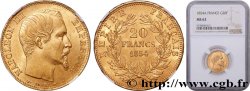 20 francs or Napoléon III, tête nue 1854 Paris F.531/2
