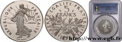 5 francs Semeuse, nickel, BE (Belle Épreuve) 1991 Pessac F.341/23 var.