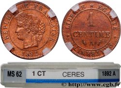 1 centime Cérès 1892 Paris F.104/19