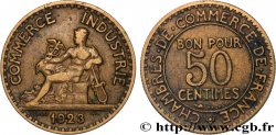 50 centimes Chambres de Commerce 1923 Paris F.191/5