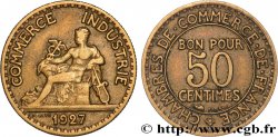 50 centimes Chambres de Commerce 1927 Paris F.191/9