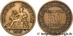 50 centimes Chambres de Commerce 1927 Paris F.191/9