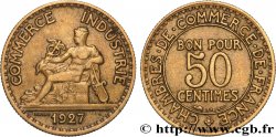 50 centimes Chambres de Commerce 1927 Paris F.191/9