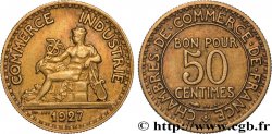 50 centimes Chambres de Commerce 1927 Paris F.191/9