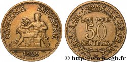 50 centimes Chambres de Commerce 1929  F.191/11