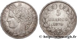 5 francs Cérès, sans légende 1870 Bordeaux F.332/5