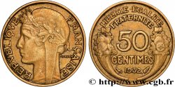 50 centimes Morlon, avec raisin, 9 et 2 ouverts 1932  F.192/7