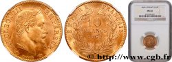 10 francs or Napoléon III, tête laurée, type définitif à grand 10 1862 Paris F.507A/1