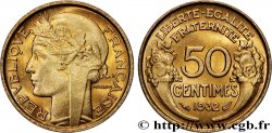 50 centimes Morlon, avec raisin, 9 et 2 ouverts 1932  F.192/7
