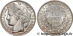 50 centimes Cérès, Troisième République 1881 Paris F.189/9