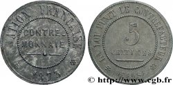 Contre-monnaie de 5 Centimes 1873  GEM.249 1