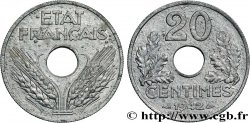 20 centimes État français, lourde 1942  F.153/4