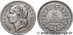5 francs Lavrillier, aluminium, 9 ouvert 1948  F.339/13