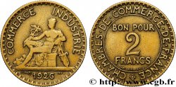 2 francs Chambres de Commerce 1926  F.267/8