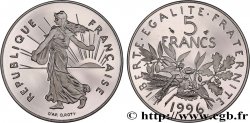 5 francs Semeuse, nickel, BE (Belle Épreuve) 1996 Pessac F.341/32 var.