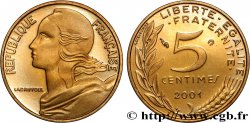 5 centimes Marianne, BE (Belle Épreuve) 2001 Pessac F.125/45 var.