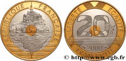 20 francs Mont Saint-Michel, BE (Belle Épreuve) 2000 Pessac F.403/16 var.