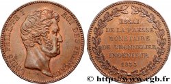 Essai au module 5 francs de Thonnelier 1833  VG.2837 