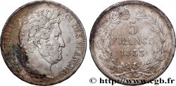 5 francs IIe type Domard 1833 Toulouse F.324/23