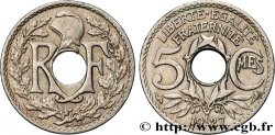 5 centimes Lindauer, petit module 1927 Paris F.122/12