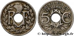 5 centimes Lindauer, petit module 1927 Paris F.122/12