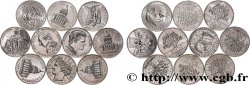 Lot de 10 pièces de 100 francs commémoratives - - F.-/