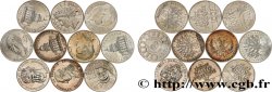 Lot de 10 pièces de 100 francs commémoratives - - F.-/ TTB 