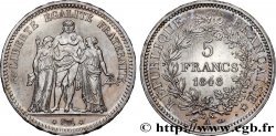 5 francs Hercule, IIe République 1848 Paris F.326/1