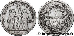 5 francs Hercule, IIe République 1848  Lyon F.326/3