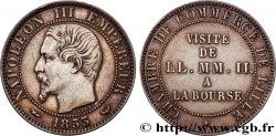 Module cinq centimes argent, visite impériale à Lille les 23 et 24 septembre 1853 Lille VG.3368 