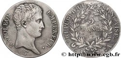5 francs Napoléon Empereur, Calendrier révolutionnaire 1805 Paris F.303/2 MBC 