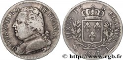 5 francs Louis XVIII, buste habillé 1815 Limoges F.308/20