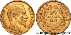 20 francs or Napoléon III, tête nue 1859 Paris F.531/15
