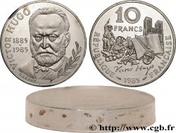 Piéfort argent de 10 francs Victor Hugo 1985 Pessac GEM.191 P2