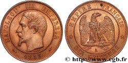 Dix centimes Napoléon III, tête nue 1853 Paris F.133/2