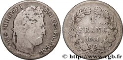 1 franc Louis-Philippe, couronne de chêne 1841 Rouen F.210/81