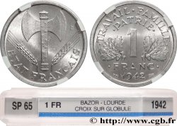 1 franc Francisque, lourde, avec les croix 1942 Paris F.222/2