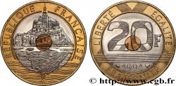 20 francs Mont Saint-Michel, différent abeille 1994 Pessac F.403/10