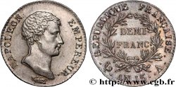 Demi-franc Napoléon Empereur, Calendrier révolutionnaire 1805 Paris F.174/10