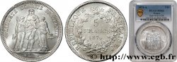 5 francs Hercule 1874 Paris F.334/12 MS63 PCGS