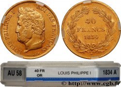 40 francs or Louis-Philippe 1834 Paris F.546/6