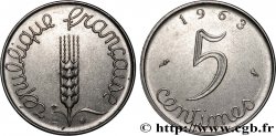 5 centimes Épi 1963  F.124/5