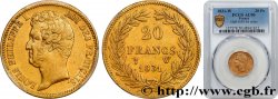 20 francs or Louis-Philippe, Tiolier, tranche inscrite en creux 1831 Lille F.524/4