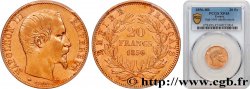 20 francs or Napoléon III, tête nue 1856 Strasbourg F.531/11