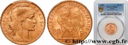 20 francs or Coq, Dieu protège la France 1905 Paris F.534/10