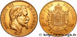 100 francs or Napoléon III, tête laurée 1864 Paris F.551/4